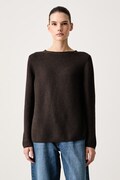 Marc O'Polo sweter damski bawełniany brązowy 5000010442