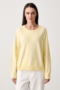 Marc O'Polo sweter damski z bawełną żółty 5000006907