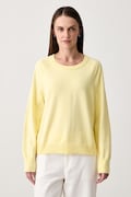 Marc O'Polo maglione da donna con cotone giallo 5000006907