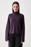 Marc O'Polo sweter damski z wełną fioletowy 5000017058