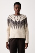 Marc O'Polo sweter damski z wełną biały 5000016172