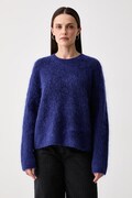 Marc O'Polo sweter damski z wełną granatowy 5000015736