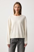 Marc O'Polo sweter damski wełniany beżowy 5000013447