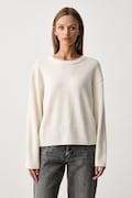 Marc O'Polo sweter damski wełniany beżowy 5000013447