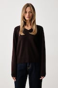 Marc O'Polo sweter damski wełniany brązowy 5000013447
