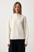 Marc O'Polo sweter damski wełniany beżowy 5000012355