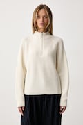Marc O'Polo sweter damski wełniany beżowy 5000012355
