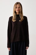 Marc O'Polo sweter damski z wełną brązowy 5000007108