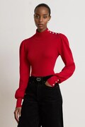 Lauren Ralph Lauren sweter damski z bawełną czerwony 200882214