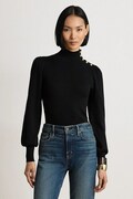 Lauren Ralph Lauren sweter damski z bawełną czarny 200882214