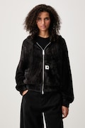 Carhartt WIP Maine Active Sweater Jacket cardigan con cotone da donna nero I037037