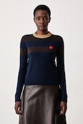 Max&Co. sweter damski wełniany SALITA granatowy 2626366043200