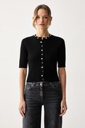 Max&Co. kardigan damski z wiskozą GIURATO czarny 2626346041200