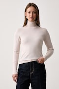 Kaos golf damski wełniany beżowy SI1NT046