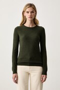 Barbour sweter damski z wełną Pendle zielony LKN1075