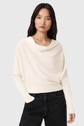 AllSaints pulover pentru femei din lână RIDLEY bej W094KC