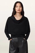 AllSaints pulover pentru femei din lână RIDLEY negru W094KC