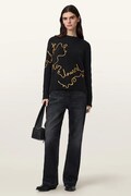AllSaints pulover pentru femei cu lână UNWIND negru W033KF