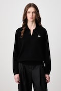 Lacoste sweter damski kaszmirowy czarny AF2610
