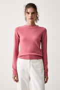 iBlues sweter damski wełniany IBLRAFIA różowy 2627366082200