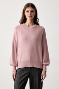 iBlues sweter damski z wełną IBLPARAGGI różowy 2627366032200