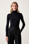 Marella sweter damski z dodatkiem wełny MLLERESIA granatowy 2623366312200