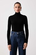 Marella sweter damski z dodatkiem wełny MLLERESIA czarny 2623366312200