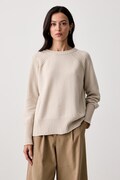 Marella sweter damski wełniany MLLBELLA beżowy 2623366295200