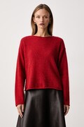 BOSS Orange sweter damski z wełną C_Follettino czerwony 50578465