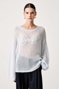 BOSS Orange sweter damski z wełną C_Farazena niebieski 50570093