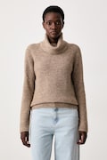 BOSS Orange sweter damski z wełną C_Falodina_1 pomarańczowy 50569896