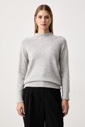 BOSS Orange sweter damski z wełną C_Fesperanasy_1 szary 50569878