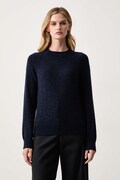 BOSS Orange sweter damski z wełną C_Fesperanasy_1 granatowy 50569878