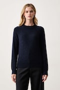 BOSS Orange sweter damski z wełną C_Fesperanasy_1 granatowy 50569878