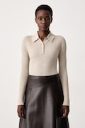 BOSS sweter damski wełniany Faelina biały 50567364