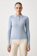 BOSS sweter damski wełniany Faelina fioletowy 50567364
