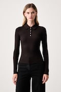 BOSS sweter damski wełniany Faelina brązowy 50567364