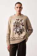 Weekend Max Mara svetr dámský vlněný WKDPAVIDI béžový 2625366232600