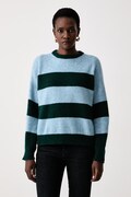 Weekend Max Mara sweter damski z dodatkiem wełny WKDTUONO niebieski 2625366152600