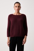 Weekend Max Mara sveter dámsky s vlnou WKDXENO burgundský 2625366112600