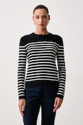 Weekend Max Mara sweter damski z dodatkiem jedwabiu WKDSICILIA granatowy 2625366102600