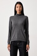 Weekend Max Mara golf damski z dodatkiem jedwabiu WKDKIKU szary 2625366092600