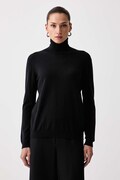 Weekend Max Mara rolák dámský s příměsí hedvábí WKDKIKU černý 2625366092600