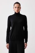 Weekend Max Mara rolák dámský s příměsí hedvábí WKDKIKU černý 2625366092600