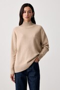 Weekend Max Mara półgolf damski kaszmirowy WKDELEGIA beżowy 2625366032600