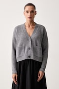 Weekend Max Mara kardigán dámsky vlnený WKDFILMATO sivý 2625346102600