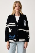 Weekend Max Mara kardigan damski wełniany WKDBELGIO granatowy 2625346072600