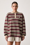 adidas Originals pulover ženski Advanced Archive bordo LG4083