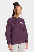 adidas Originals sweter damski z dodatkiem wełny Essentials fioletowy LF6549