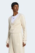 adidas Originals sweter damski z dodatkiem wełny Adiluna Season 2 x Jennie beżowy LD4840